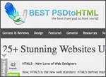Best PSD to HTML screenshot