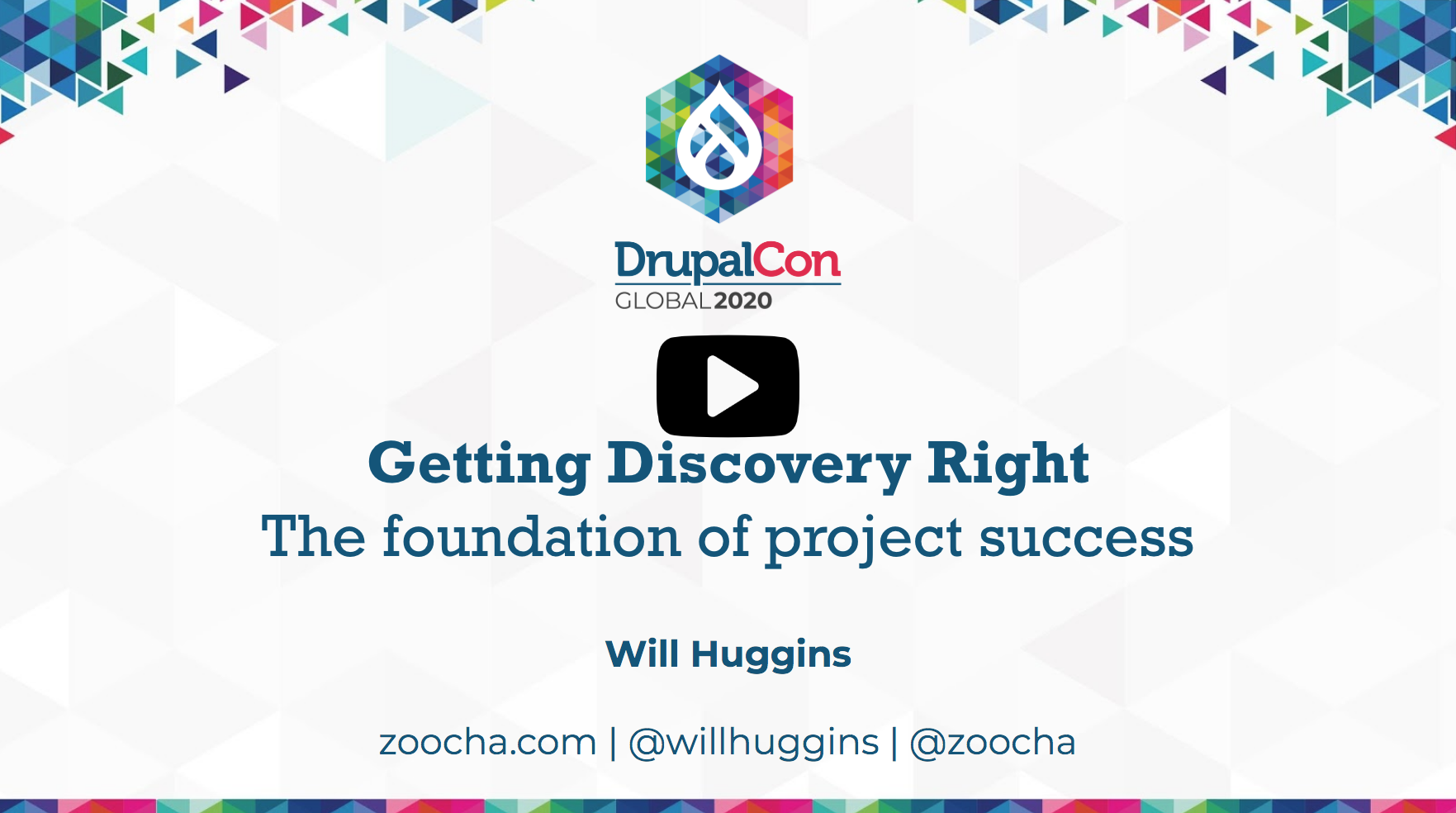 Drupalcon Global Zoocha Session
