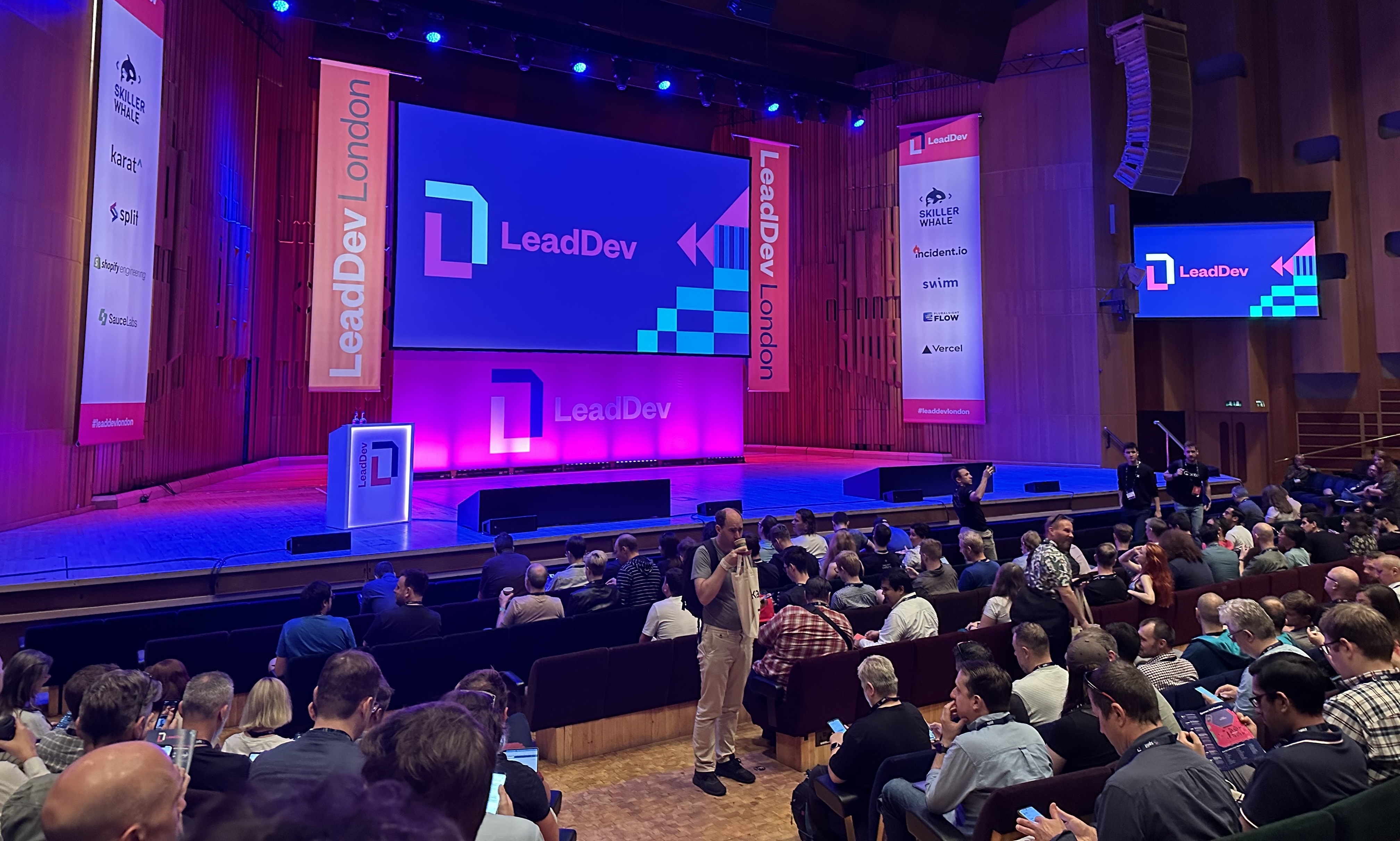 LeadDev conference hall