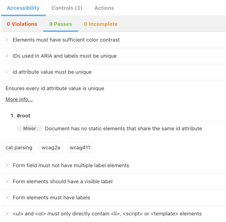 Accessibility Standards