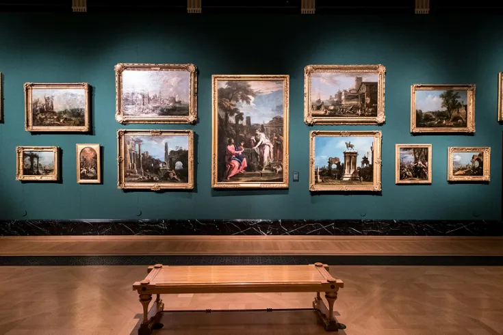 Photo of an art gallery