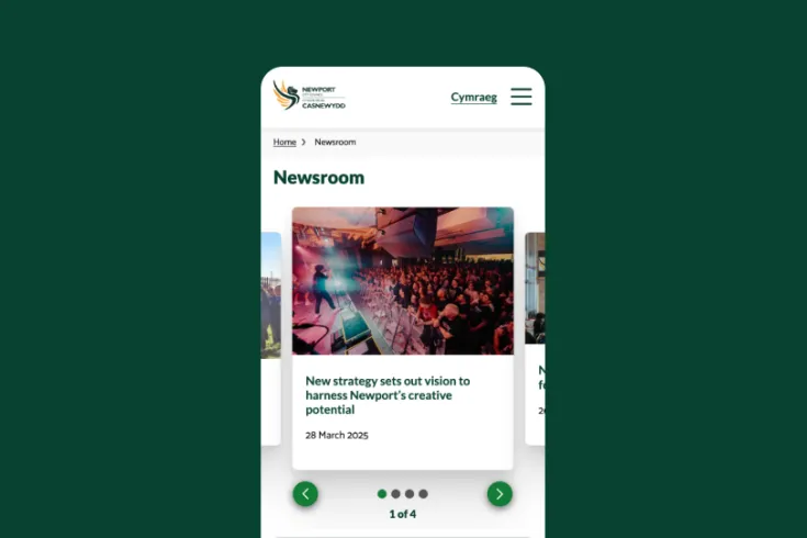 NCC mobile page view