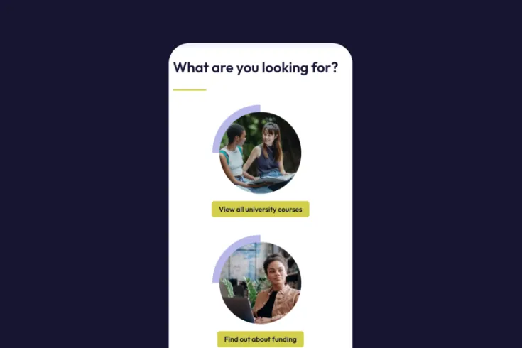 Clearing House mobile view