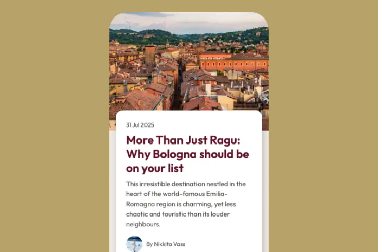 Backroads mobile view on green background 