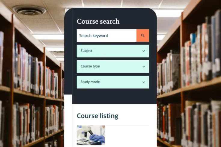 Mobile screenshot of PACE site