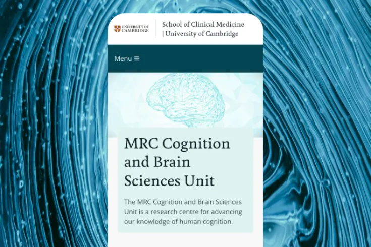 A mobile view of the SOCM site