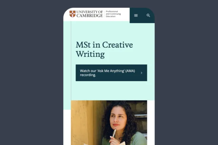 Mobile screenshot of PACE site