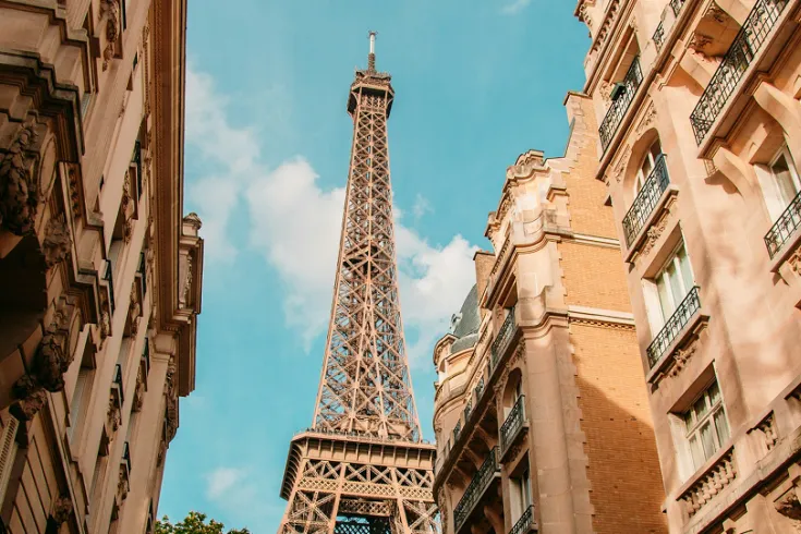 The Eiffel Tower in Paris