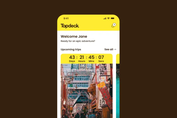 Topdeck mobile view