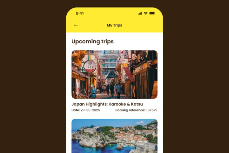 Topdeck mobile view