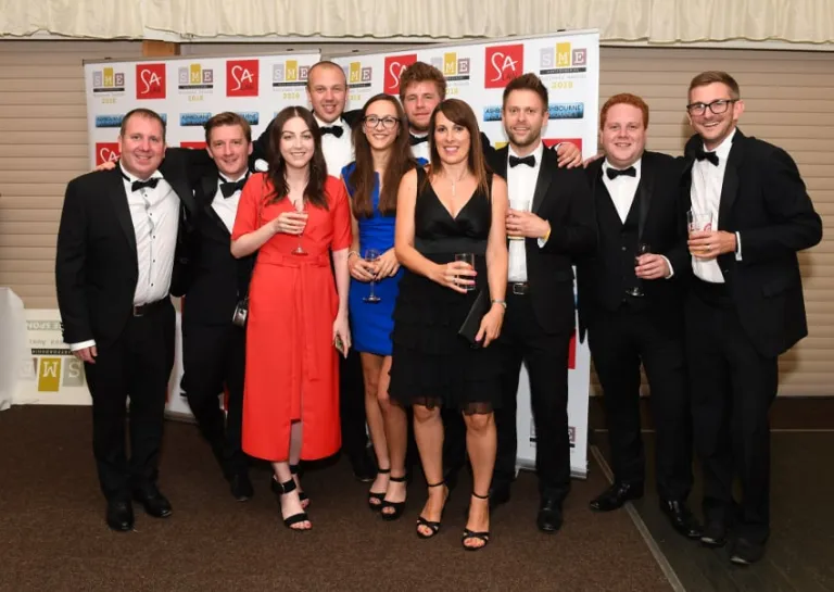 Our team at the awards