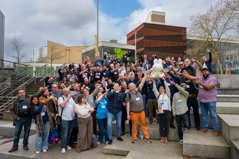 A group of people at Drupalcamp England