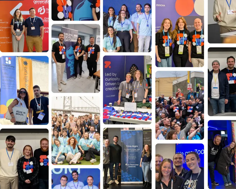 Drupal events collage 