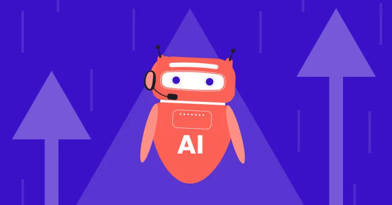 Illustration of a friendly AI robot representing artificial intelligence