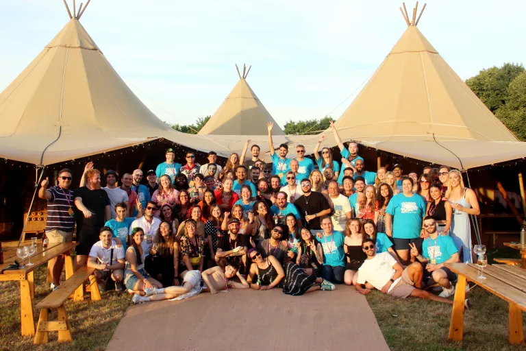 Team photo of Zoocha employees