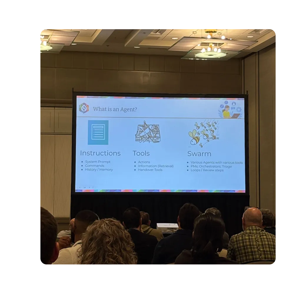 AI at Drupal slide