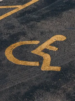 Disabled parking spot