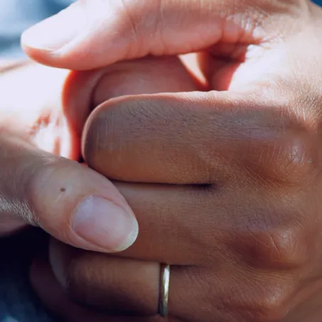 Hands together