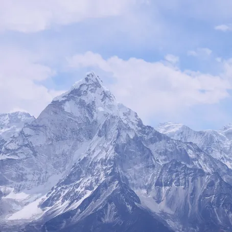 Image of mountains in the snow