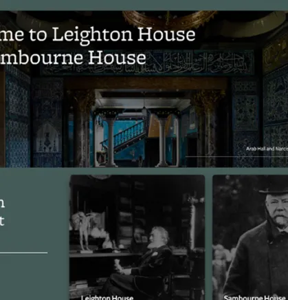 Desktop screen view of RBKC site