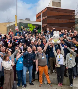 A group of people at Drupalcamp England