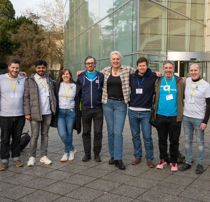 A group of people at Drupalcamp England