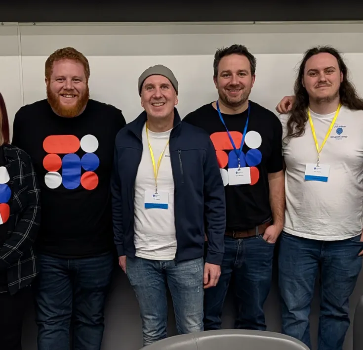 Zoocha staff at DrupalCamp England