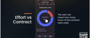 Screenshot of the mobile app