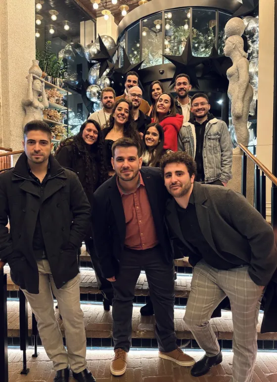 Our spain team at christmas