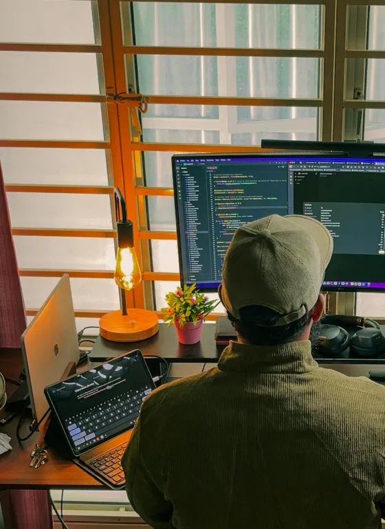 Person coding