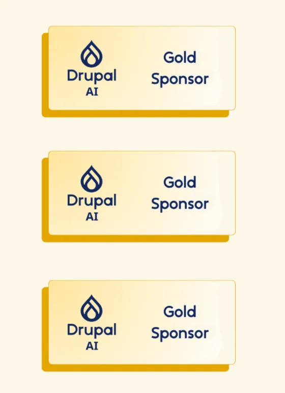 Gold Initiative sponsor badge
