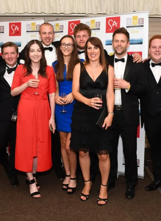 Our team at the awards
