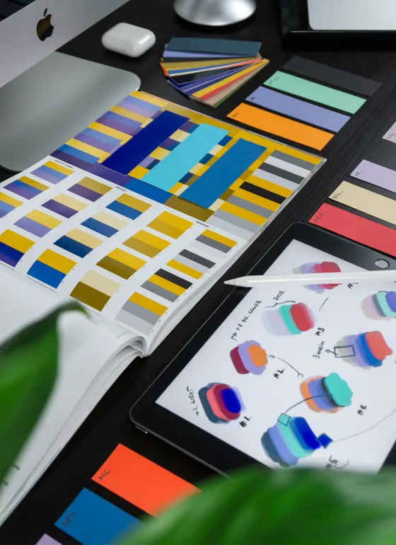 Colour palettes 