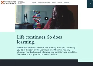 Desktop screen shot of PACE website