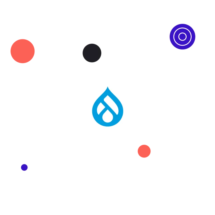 Drupal development graphic