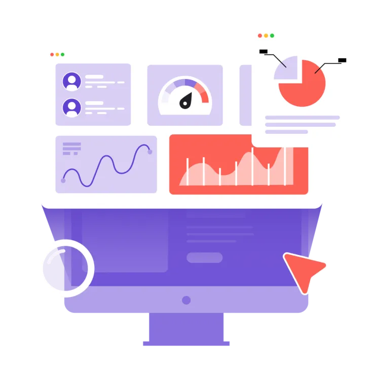 Website monitoring graphic