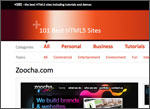 101 Best HTML5 Websites screenshot