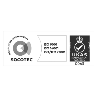 ISO 27001 Certified to UKAS Standard